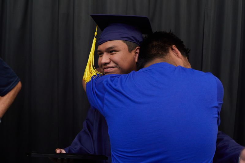 2024 apprentice program graduates -big hug | AUTOCAM MEDICAL